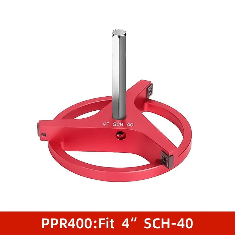 110mm Professional Pipe Chamfering Tool Precision Deburring Tool For Pipe Processing With Spare Cutting Teeth