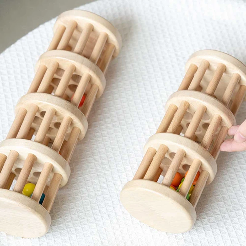 3Pack Legno Pioggia Maker Bastone Tubo Per I Bambini Tubo Di Pioggia Sonaglio Tubo Pioggia Bastone Shaker Musica Sensoriale Strumento Auditorio Giocattolo Durevole