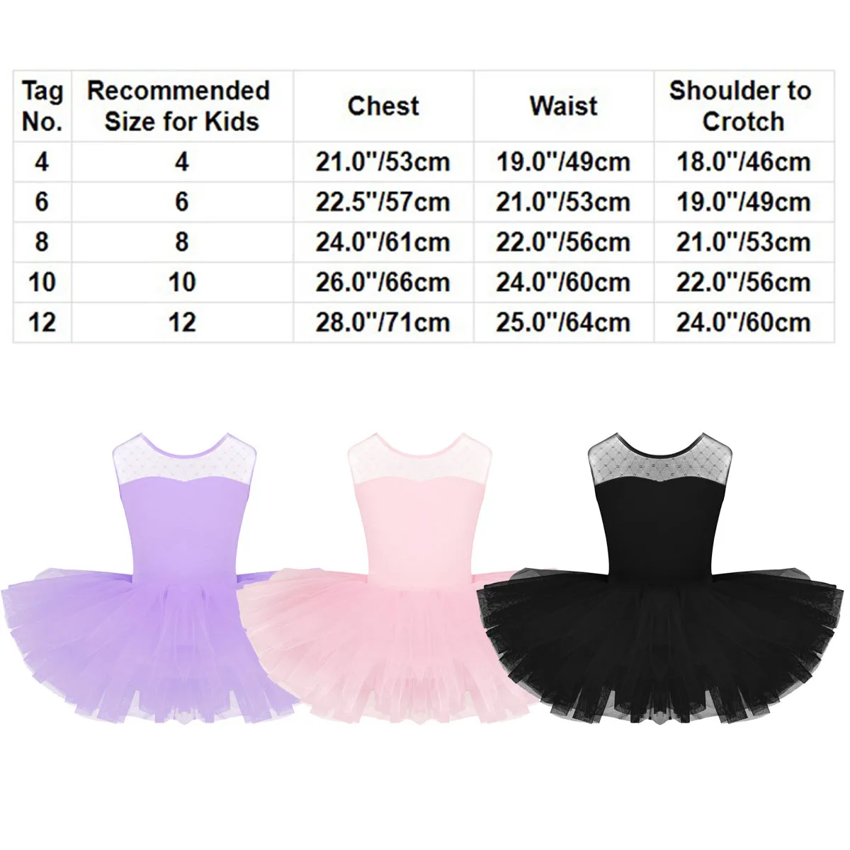 Vestido de Ballet sem mangas feminino, Stretch Mesh, Costas em U, Bailarina Dancewear, Collant Ginástica, Trajes de Festa, Tutu, Crianças