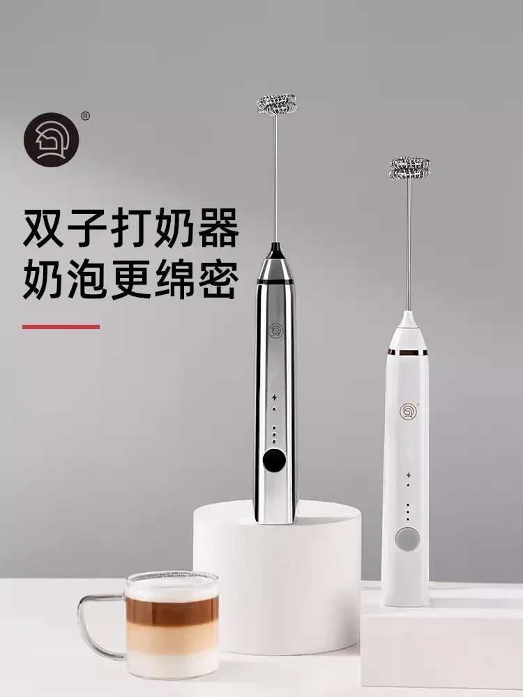 Hero Portable Electric Foam Maker, Coffee Maker, Household Milk, Hand-held Whisk Stick, Egg Beater, Rechargeable