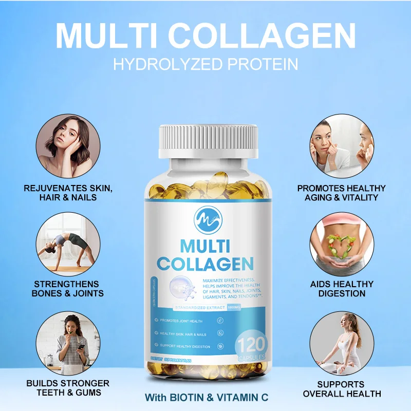 Minch 100% High Purity Hydrolyzed Collagen Supplement for Health Hair, Skin, Joints & Nails Paleo & Keto Friendly & Antioxidant