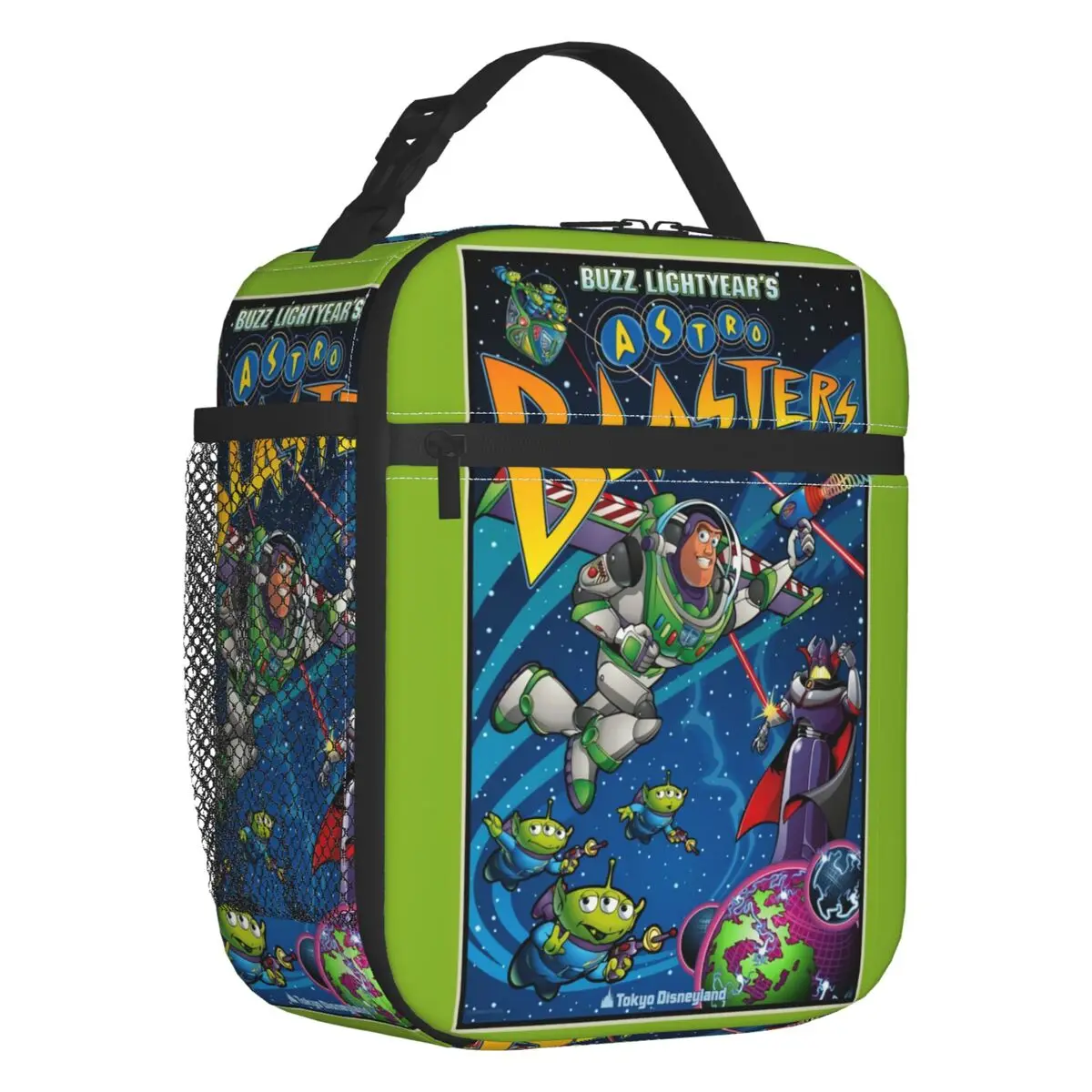 Custom Toy Story Green Aliens Insulated Lunch Bags for School Office Buzz Lightyear Anime Leakproof Thermal Cooler Lunch Box