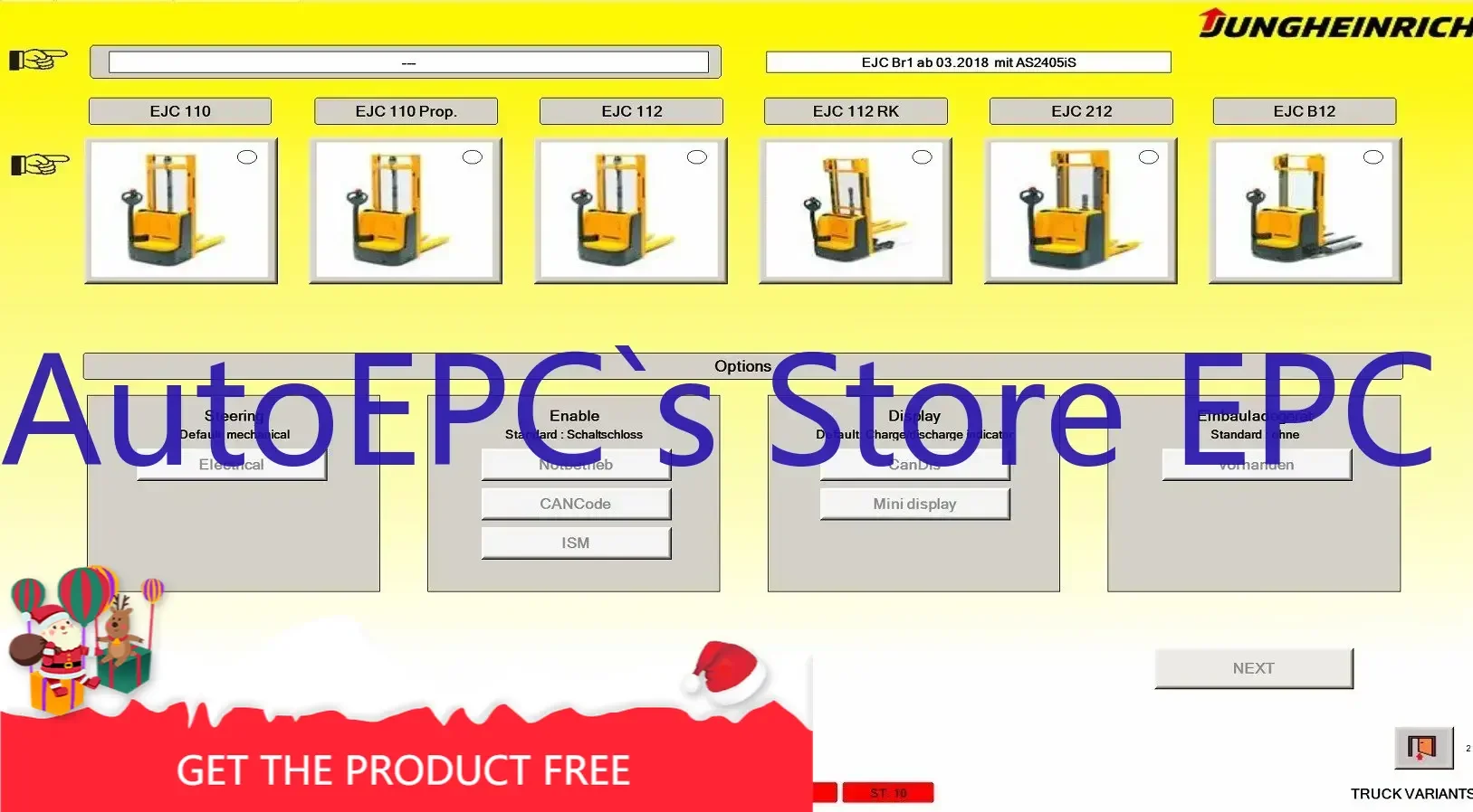 

Коллекция данных проекта AutoEPC Jungheinrich 2023, для Джудита