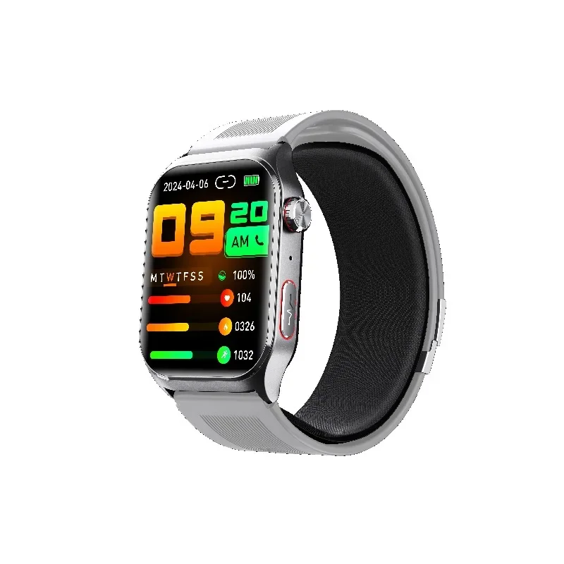 Medical Grade Health Smartwatch IPS Fitness Tracker Sleep Monitor Call Alert 3g Dial Call IP67 Magnetic Email Calendar