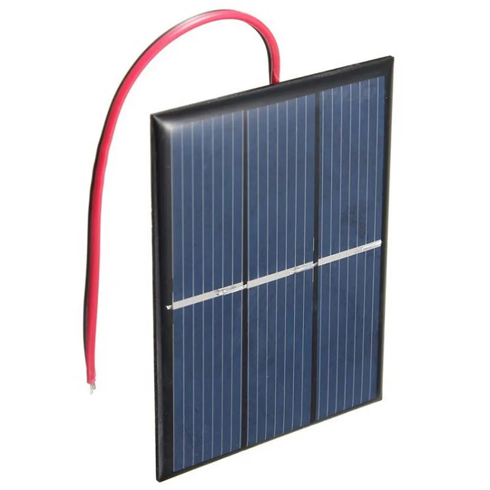 0.65W 1.5V Diy Solar Panel With Line Solar Dripping Panel DIY Solar Panel 60*80*3MM For School Toy Children Toy Fan Light