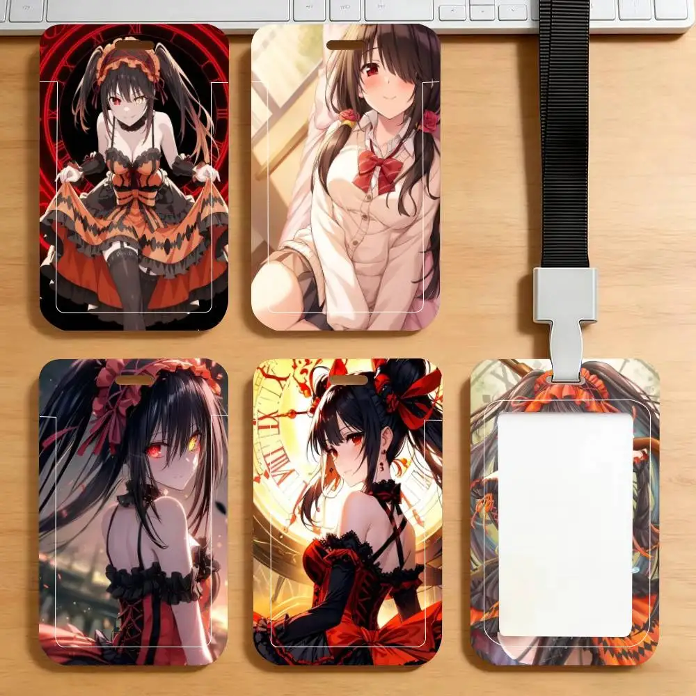 

Держатель для ID-карты с изображением Аниме Куруми Токисаки, шейный ремешок, подвеска, держатель для бейджа, брелок, чехол для рабочего пропуска, подарок