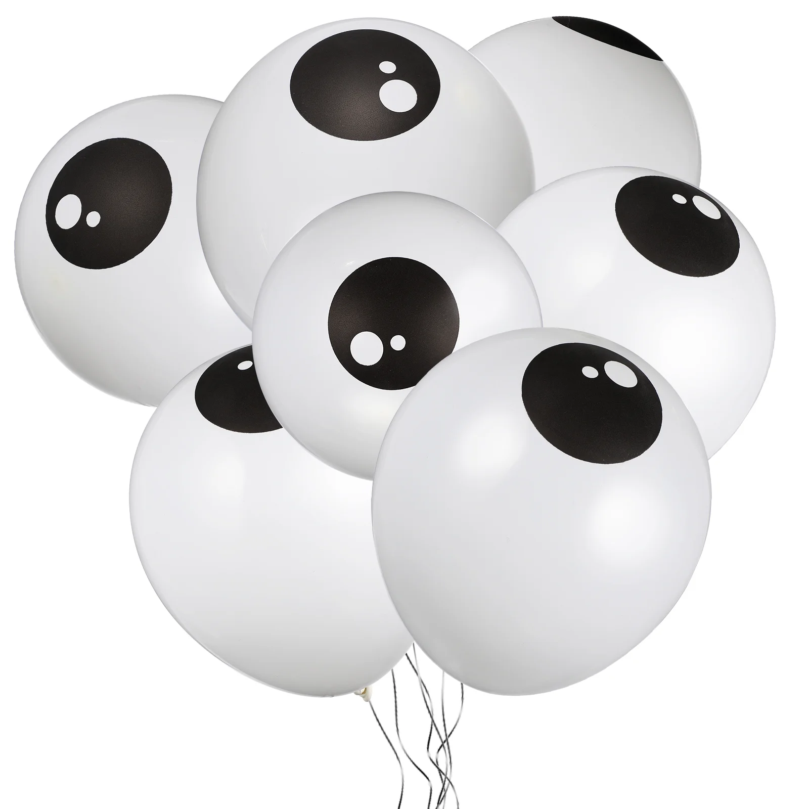 

100 Pcs Halloween Eyeball Latex Balloons Decor Large Big Inflatable Decorations Emulsion for