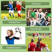 5Pcs/20Pcs Soccer Hair Scrunchies Football Hair Ties Elastic Bands Girl Gifts Ponytail Holders Sport Accessories For Girls Women - Image 6