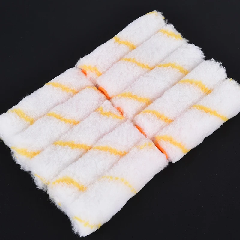 10pcs 4 inch Roller brush Craft Paint Foam Rollers Decorative Corner Roller Sponge Tool Sets