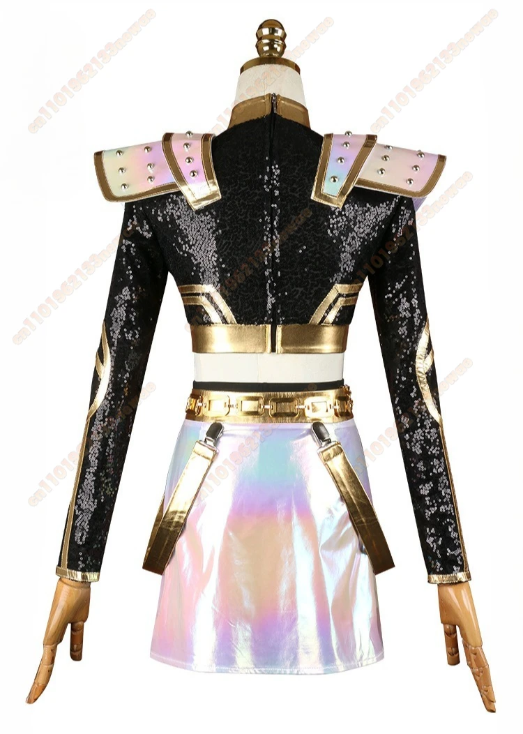 Nuevo disfraz de Zoey Kpop Demon Hunters, disfraz de Zoey Golden, disfraz de Rumi Mira, traje de escenario, uniforme de juego de rol de Halloween para mujer