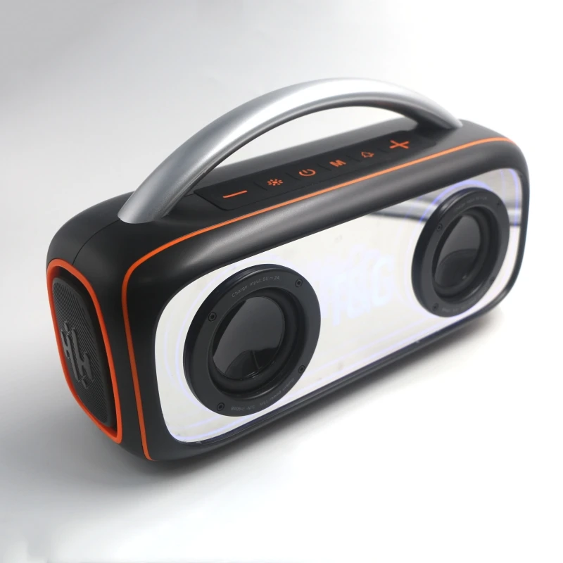 

2025 New 30W High-power Bluetooth Speakers with Abyss Mirror Lamp Outdoor Portable Party Subwoofer Loud Volume Caixa De Som