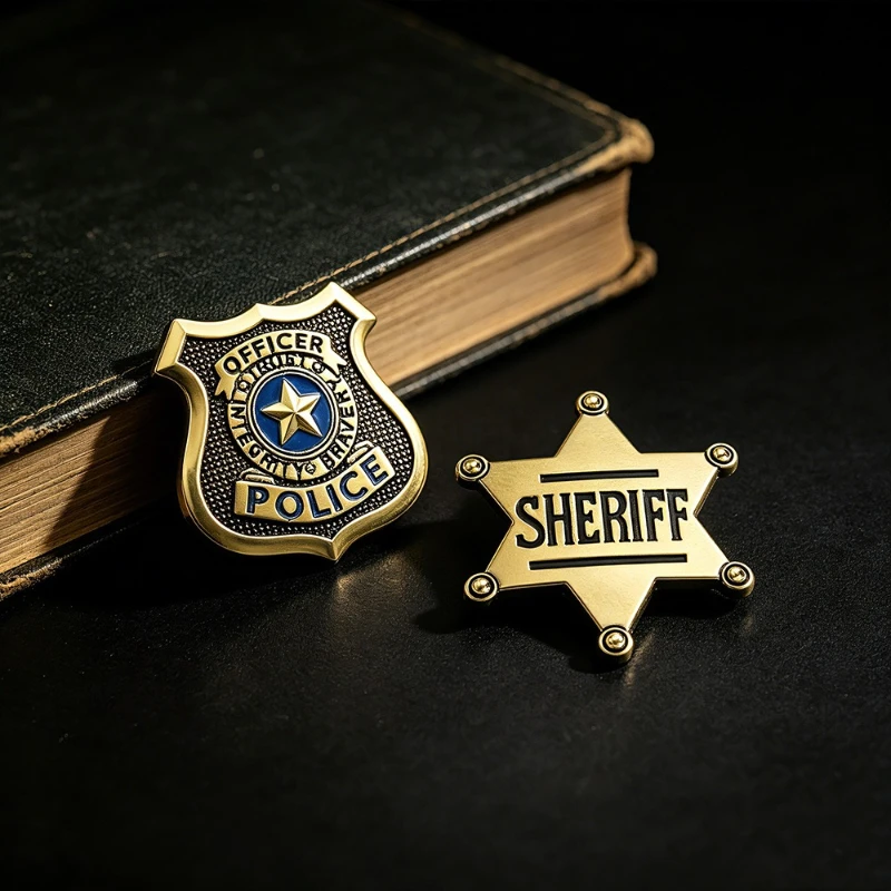 Creative Letter POLICE Design Brooches Fashion Backpack Decoration Metal Badges Pins DIY Clothing Bags Hat Scarf T-shirt Jeans