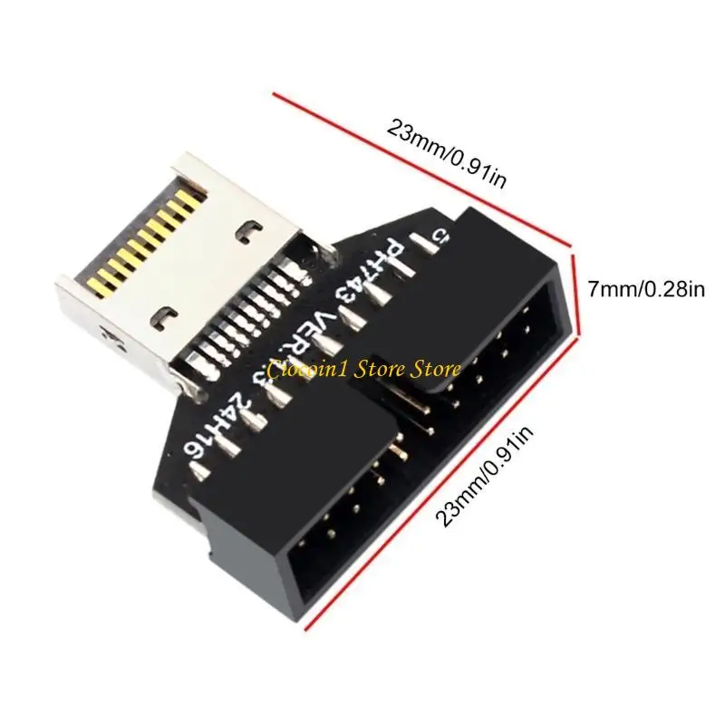 A3PC USB 3.2 Adattatore della scheda madre Typee, convertitore intesta