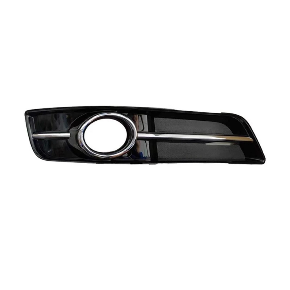 8P0807681J 8P0807682J Front Bumper Fog Light Grille Frame Bezel Cover with Chrome Ring for Audi A3 8P 2010-2013 (Not for S-line)