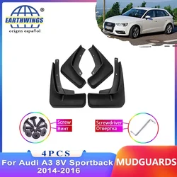 Mudflap For Audi A3 8V Sportback 2014~2016 New Mudguard Front Rear Fender Car Styling Accessorie Upgrade Version Four Piece Set