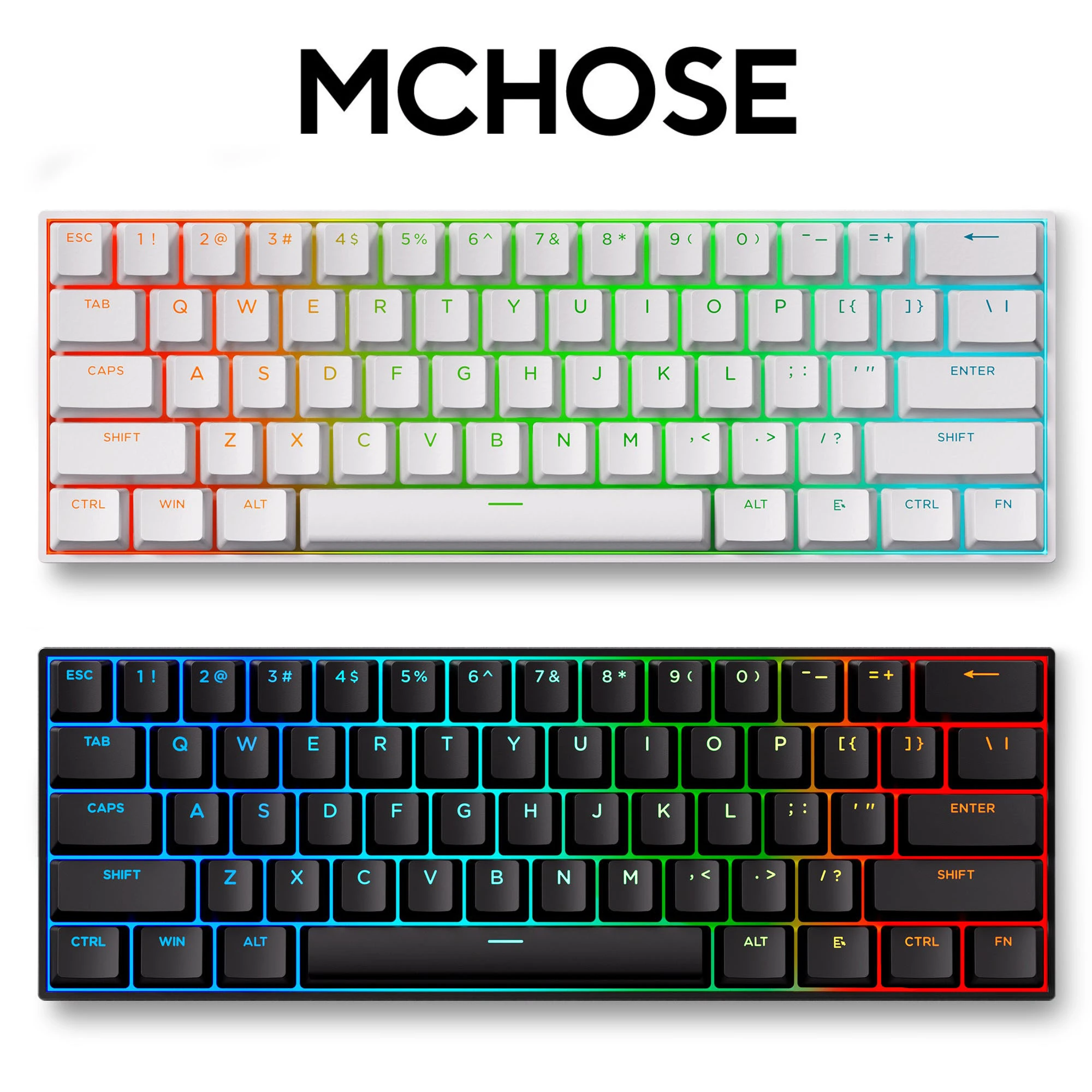 MCHOSE ACE60 Pro Magnetic Axis Mechanical Keyboard Gaming and Esports Desktop Computer Customized Wired Keyboard USB Interface