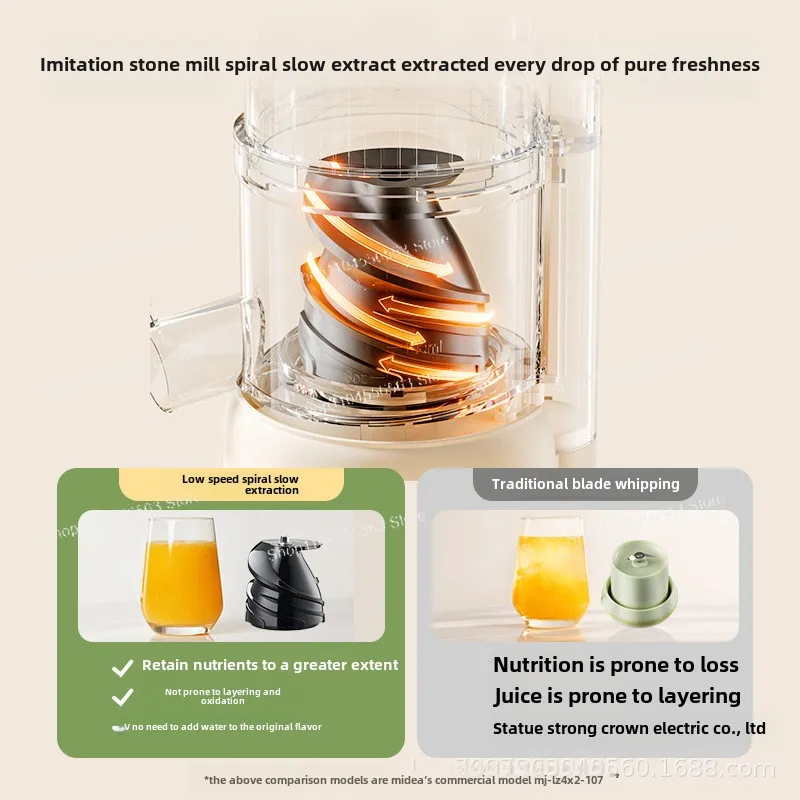 Бытовая соковыжималка для фруктов и овощей Коммерческий блендер для измельчения мяса Машина для фруктового сока