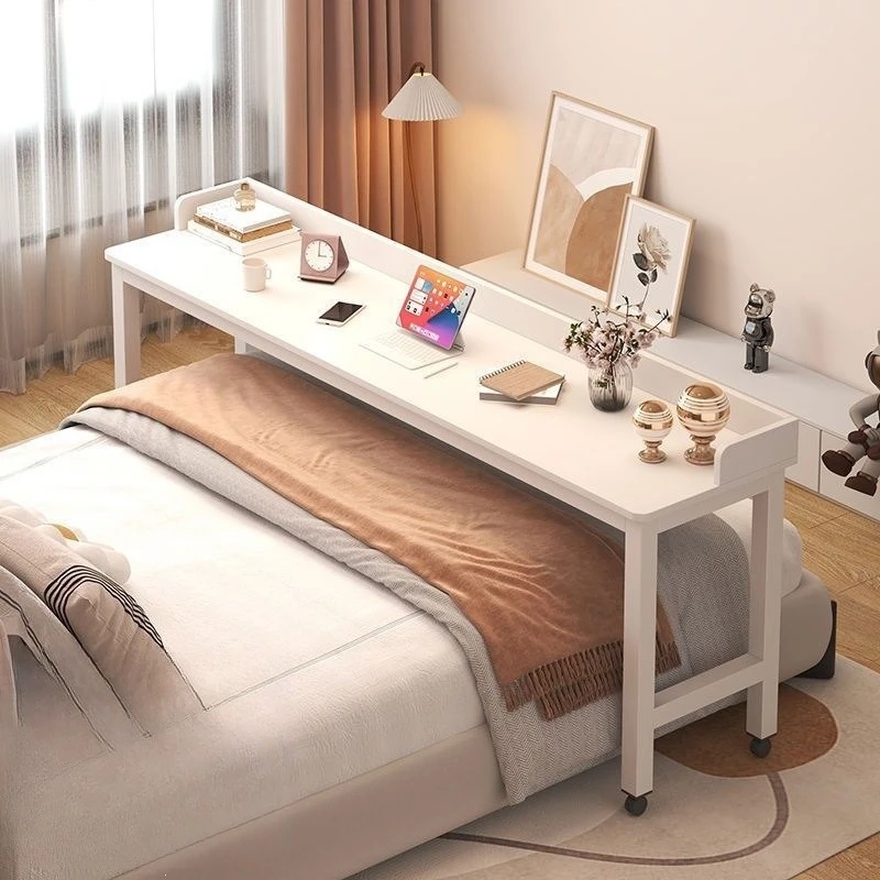 Modern Wooden Computer Desks Office Furniture Designer Cross-bed Table Movable Lazy Bed Study Tables Home Office Gaming Desks