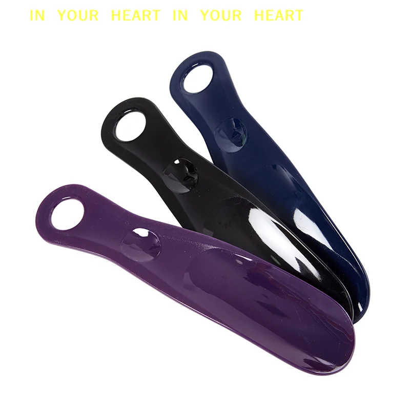 【X】1PC Professional Shoehorn Plastic Shoe Horn Spoon Shape Shoehorn Shoe Lifter Tools Flexible Sturdy Slips Lazy Shoe Helper