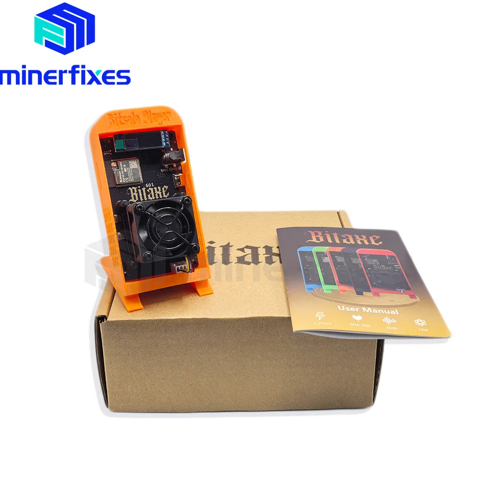 Bitaxe Gamma 601 1.2TH/s مجهزة Sha256 Solo Mining مفتوح المصدر Bitcoin ASIC Miner Crypto Miner