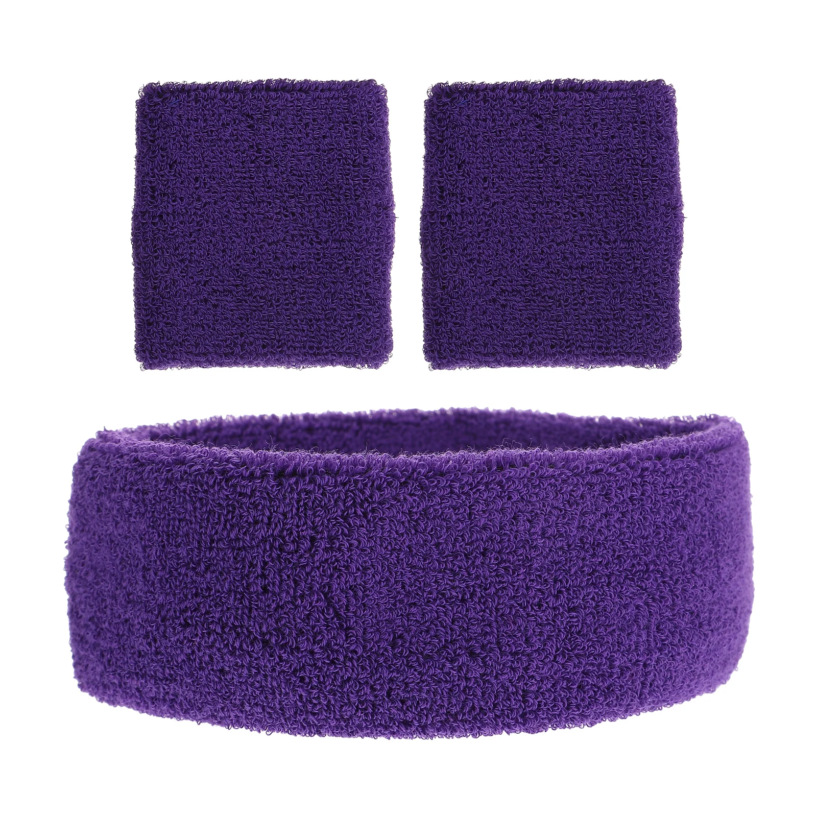 

Sports Headband Wrist Guard Set Sweat Bands Women Fitness Gym Exercise Yoga Golf Tennis Basketball Elastic Durability