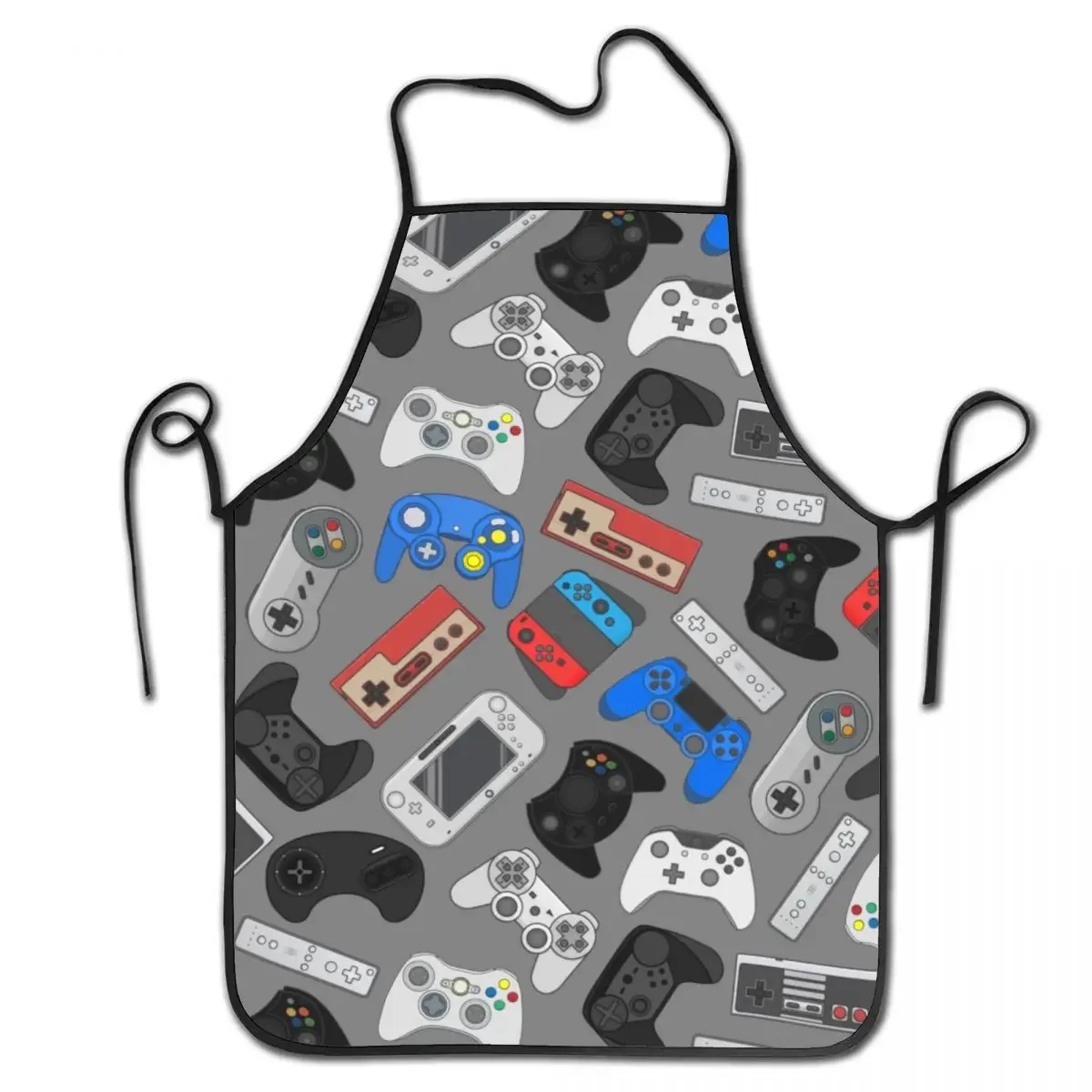 Fartuch kontrolera gier wideo dla kobiet Mężczyźni Unisex Śliniak Nostalgia Geek Gaming Gamer Gotowanie Kuchnia Tablier Kuchnia Szef kuchni Ogrodnictwo