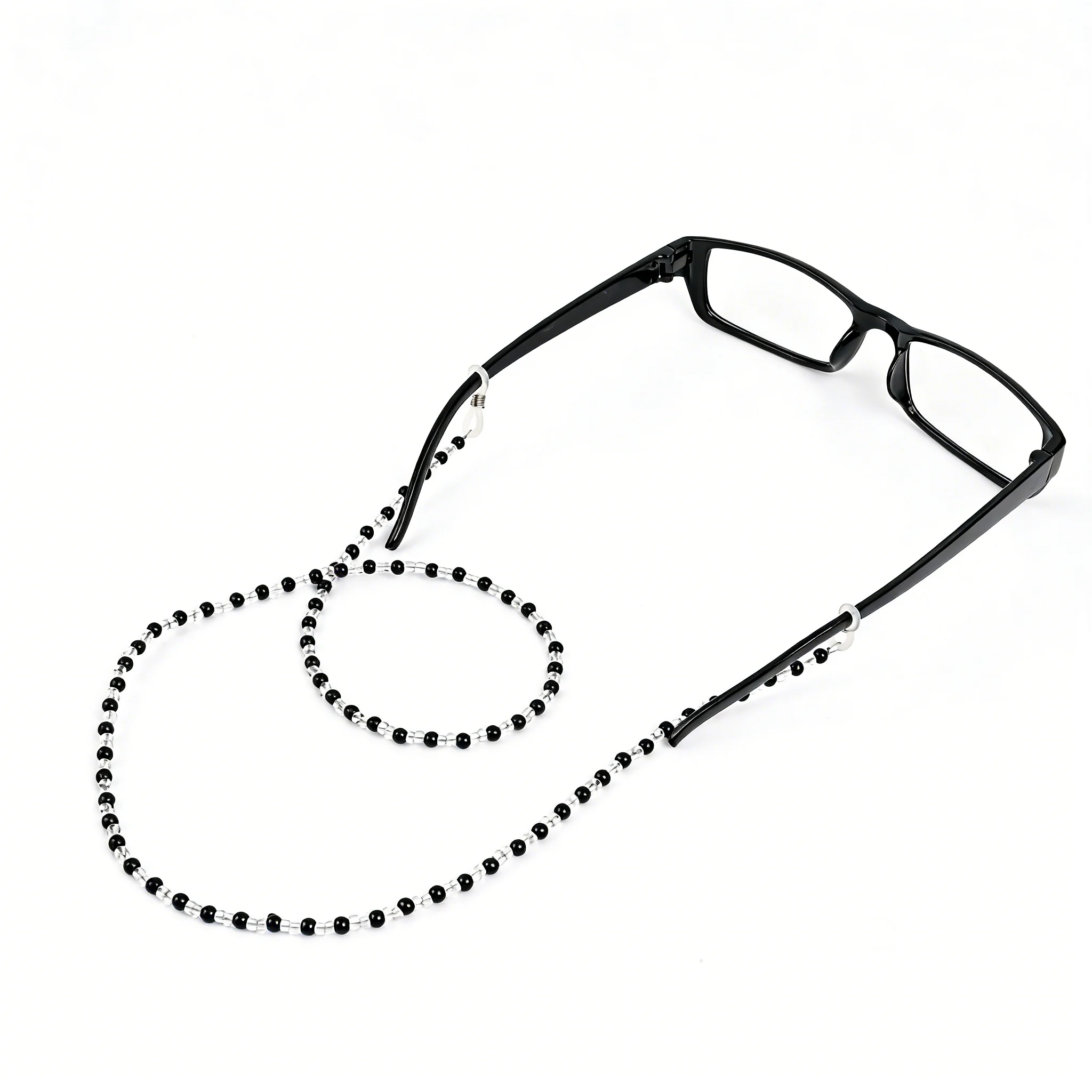 Fashion Woman Sunglasses Chain Cylinder Bead Chain  PS07 Anti-Falling Glasses Eyeglasses Cord Necklace Gift