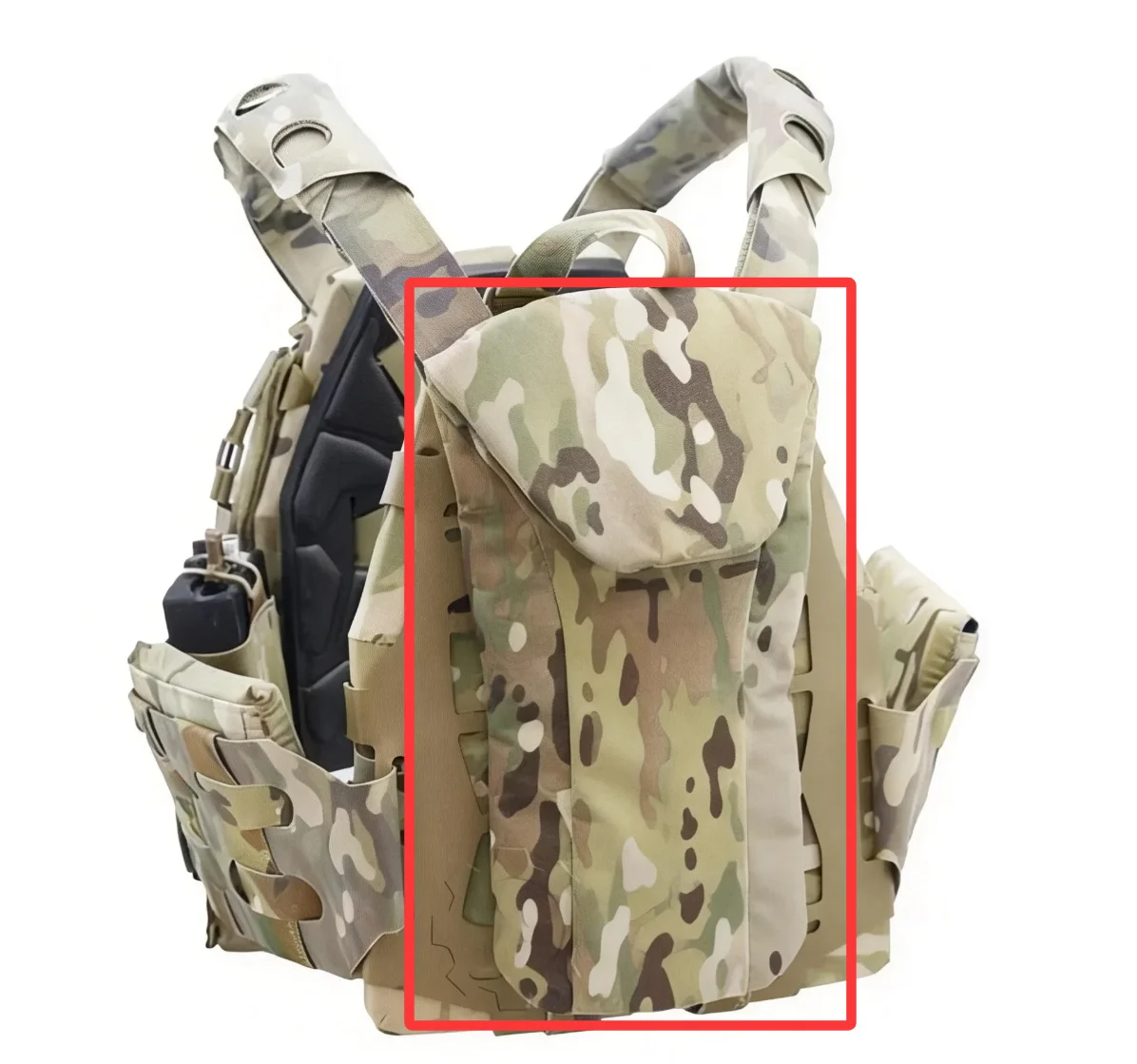 Bolsa hidratación táctica MOLLE para exteriores y montaña
