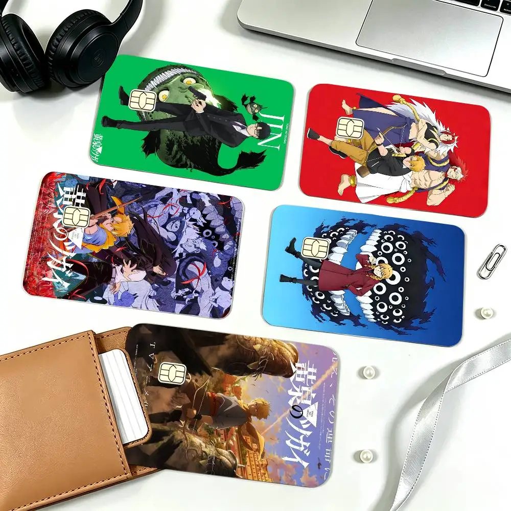 D-Daemons of the Shadow Realm  Credit Card HD Stickers Game Card Decal Small Chip Waterproof Sticker Gift
