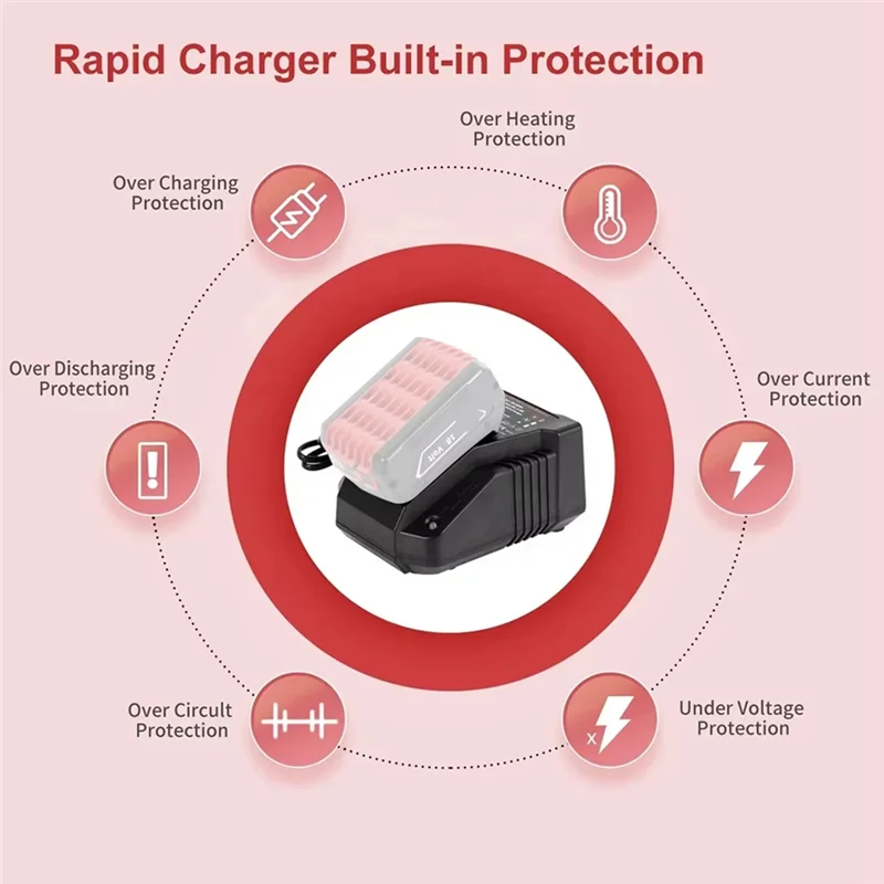 -MEOF 18V 14.4V Lithium Battery Charger Charger Forbosch Charger Forbosch Electric Drill US Plug