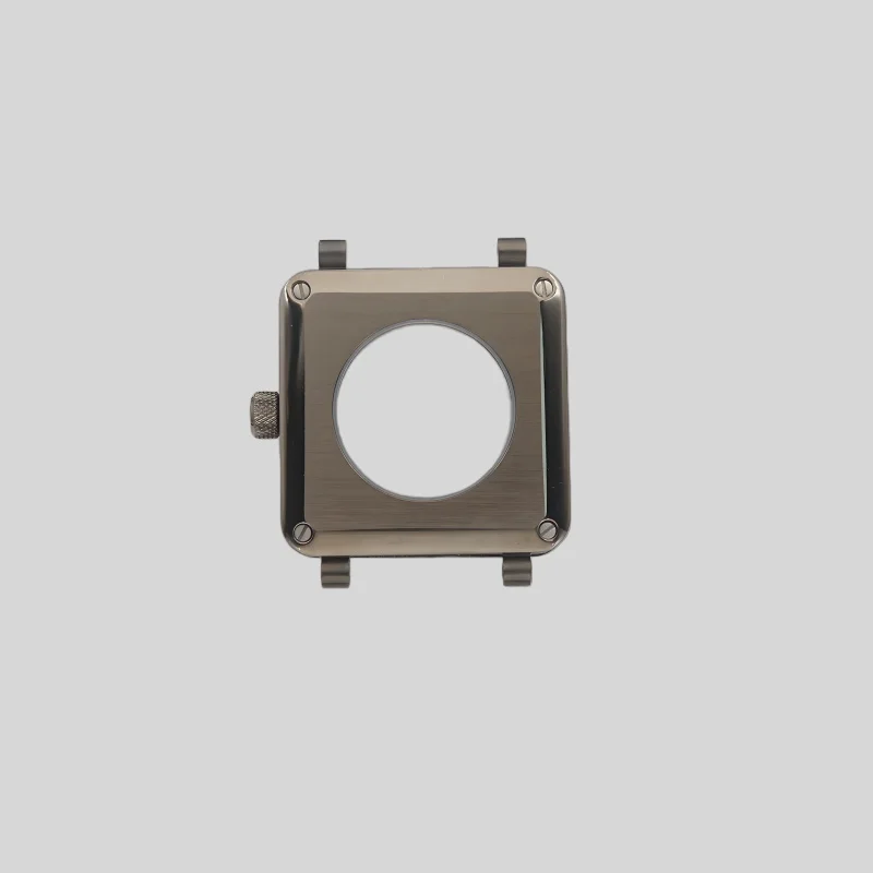 42-Millimeter SquareCase  Sapphire Glass Gun Color  Suitable For NH34, NH35, NH36, 7S26 4R Automatic Movements  Aviation Watch