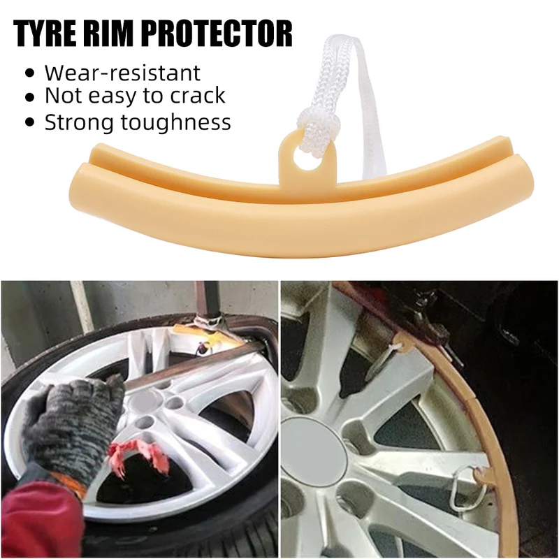 Car Wheel Rim Guard Protective Sleeves Tire Changing Steel Ring Protectors Car Motorcycle Wheel Rim Edge Protective Cover