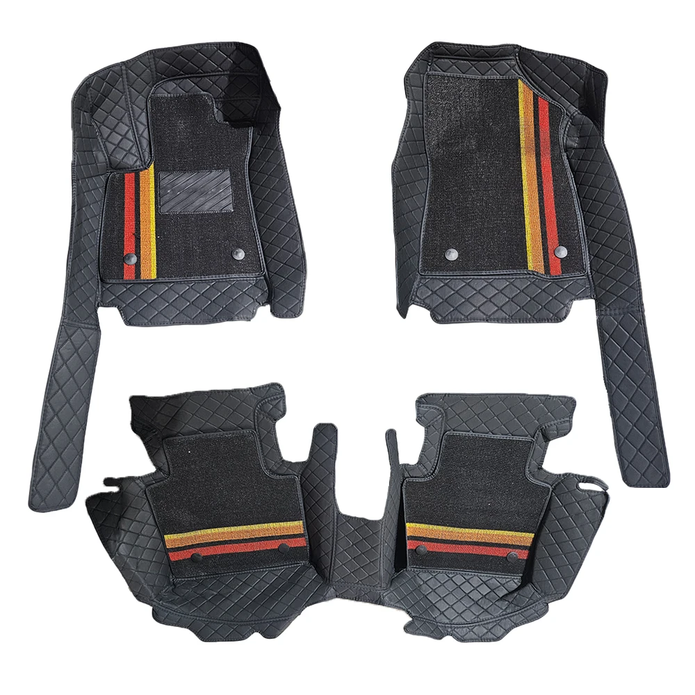 Для Honda Accord 2017-2022 MK10 CV1 CV2 CV3 автомобильный коврик черный с полным покрытием двухслойные автомобильные коврики автомобильные аксессуары