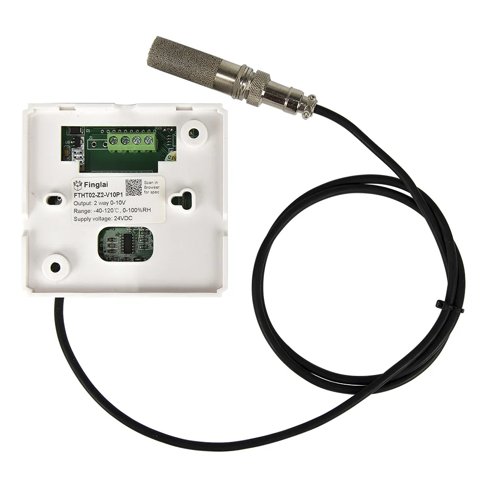 FTHT02 1m cable high temperature and humidity sensor transmitter 4-20mA 0-5V 0-10V RS485 output built-out sensor