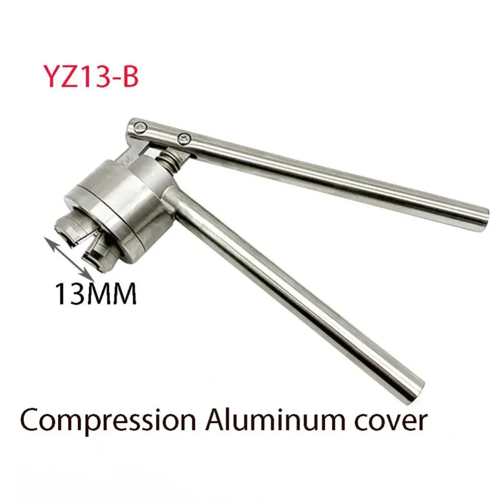 20/15/13mm Stainless Steel Manual Vial Crimper Hand Sealing Machine Vial Capping Tools Bottle Flip Off Capping Capper