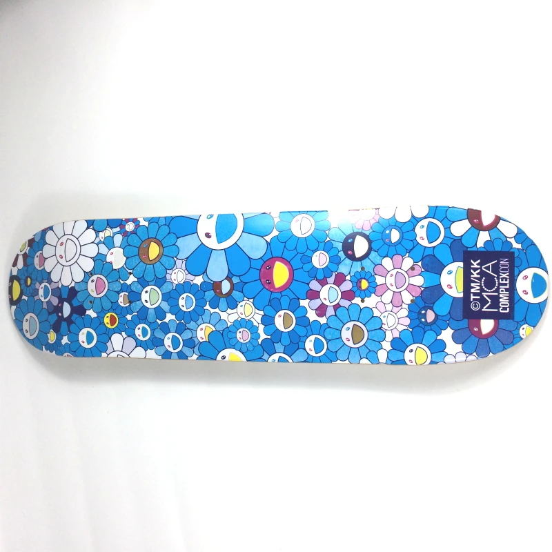 TM/KK Skateboard Deck Modern Canada Maple. Pendant Decoration Blue Color Collect Art. Fashion Brand. International  Japan Style