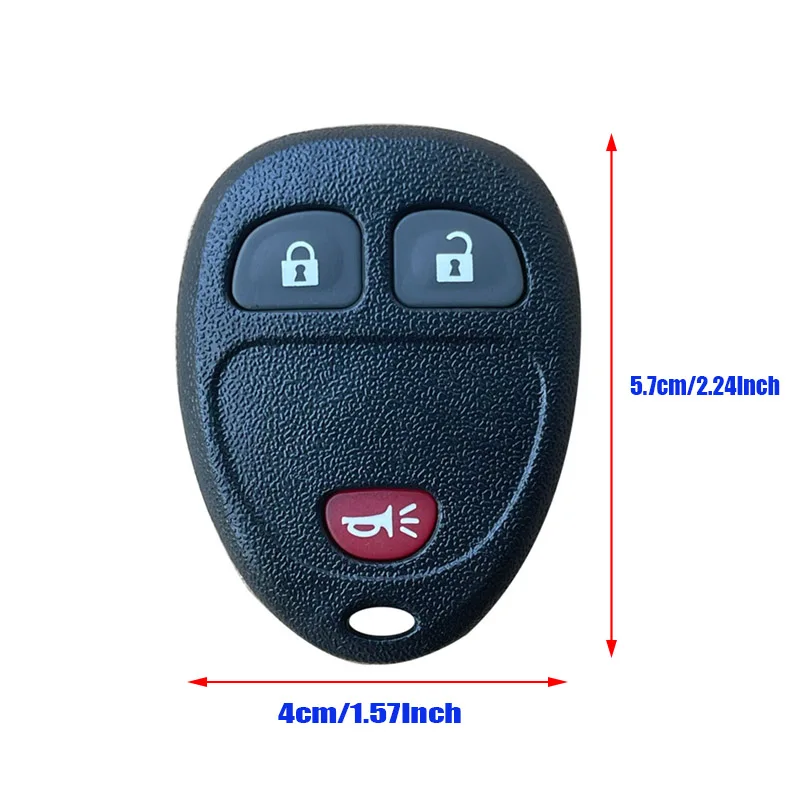 Smart Remote Key Shell Case 3/4/5/6 Button For Chevrolet Tahoe Traverse For GC Chevy Silverado For Buick Hummer H3