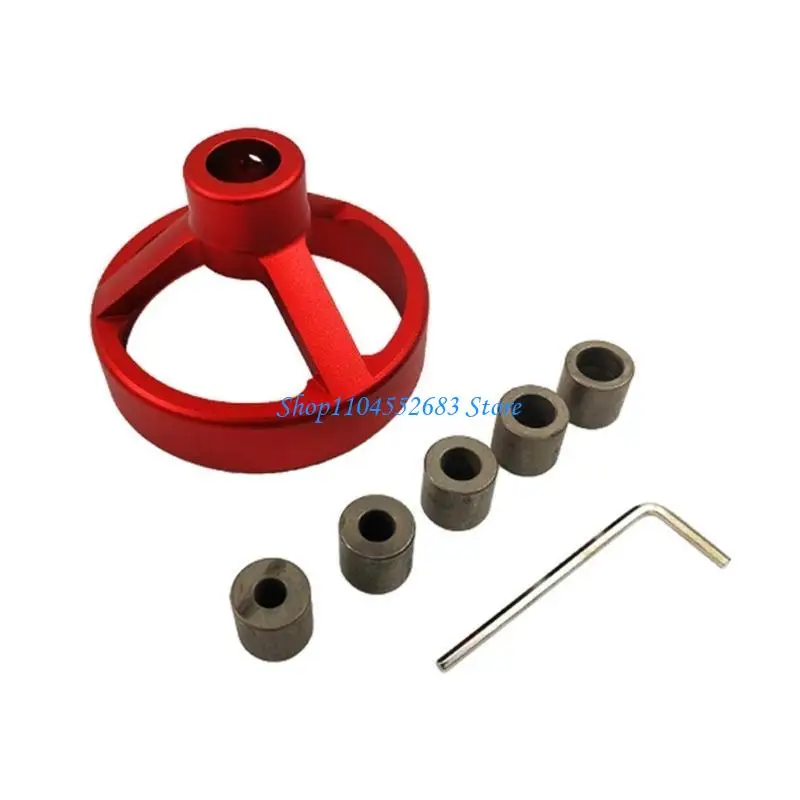 

Y6GD Woodworking Doweling Hole Jig Hole Puncher Locator Self-centering 5-10mm Woodworking Tool Drill Guide Locator Jig