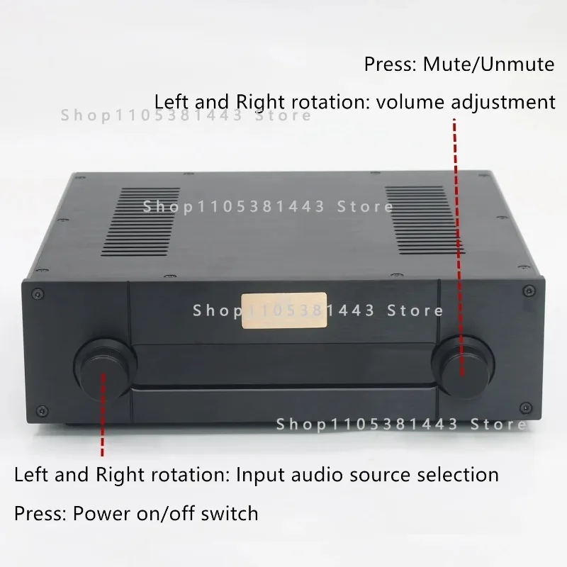 

STR12A HiFi Stereo Vacuum Tube Preamplifier 12AU7/ECC82 CARY SLP90 Circuit with Remote Control