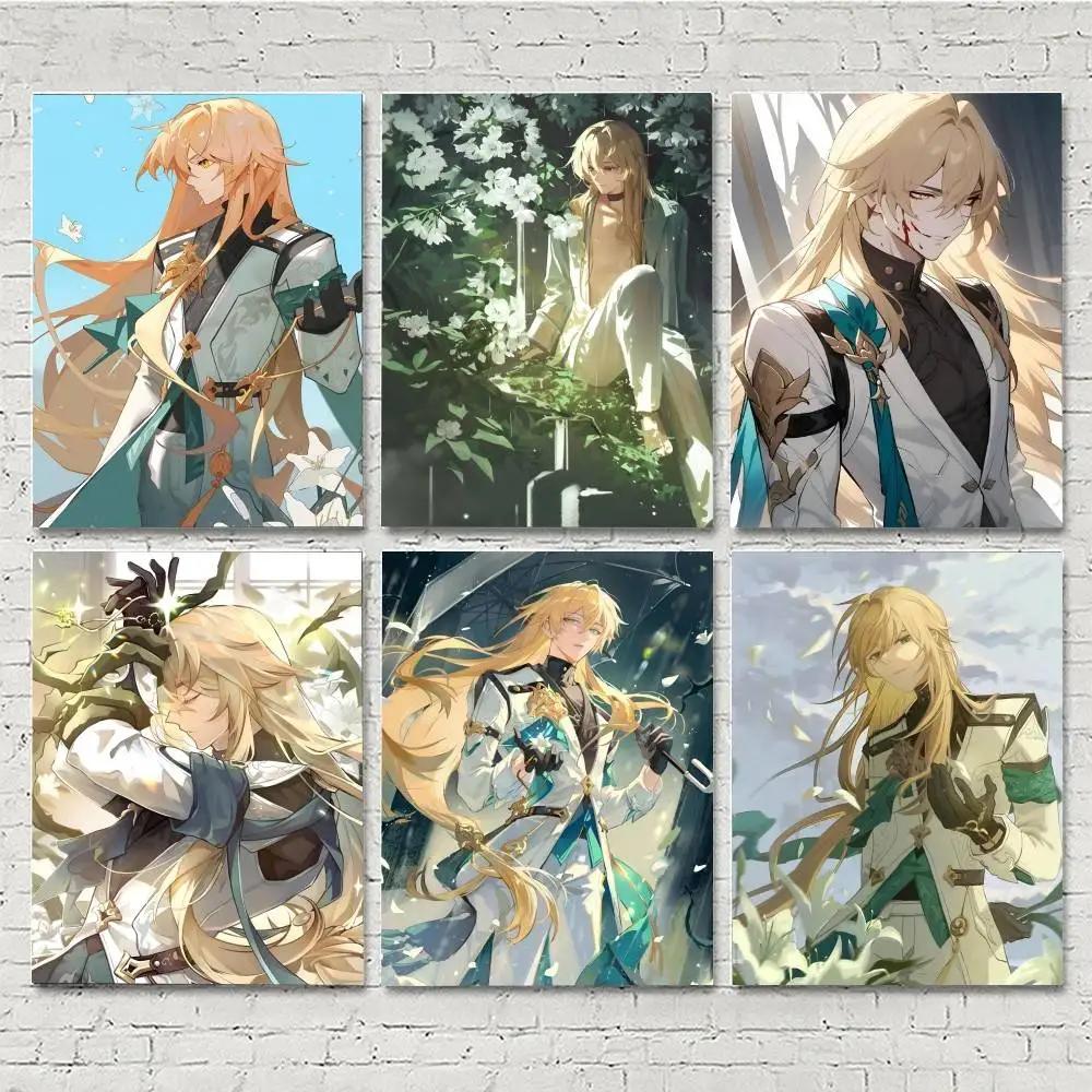 Anime Game Honkai Star Rail Luocha Posters HD Print Vintage Wall Art Decor for Home Study Room