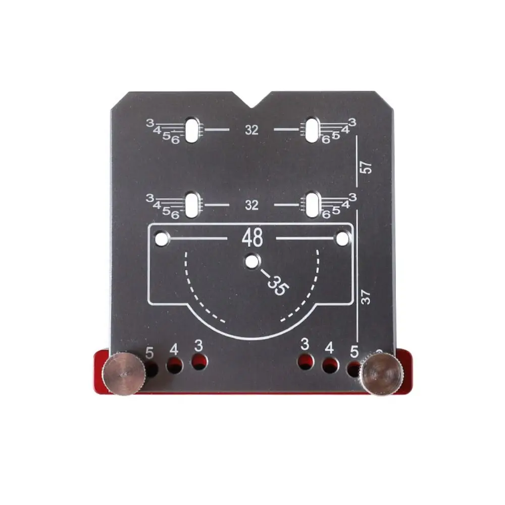 Aluminium Alloy 35mm Hinge Jig Limit Frame Perfect Hole Puncher Drill Guide Locator Essential Hardware Marking Template