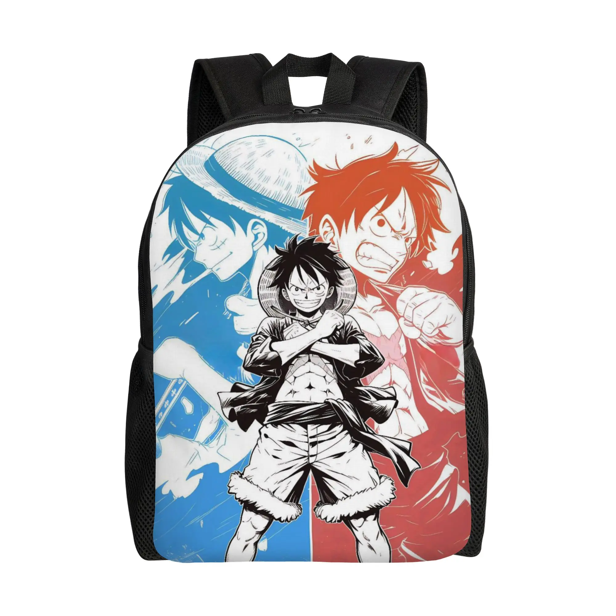 Ones Pieces Anime  Women Backpack Classical Student School Bag   Laptop Backpack Boys Girls Travel Shoulder Bag