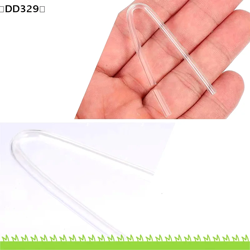 U Shape BTE Earmold Hearing Aid Bent Tubing PVC Transparent Earmold Tube Tubing For DIY BTE Hearing Aid Accessories〔DD329〕