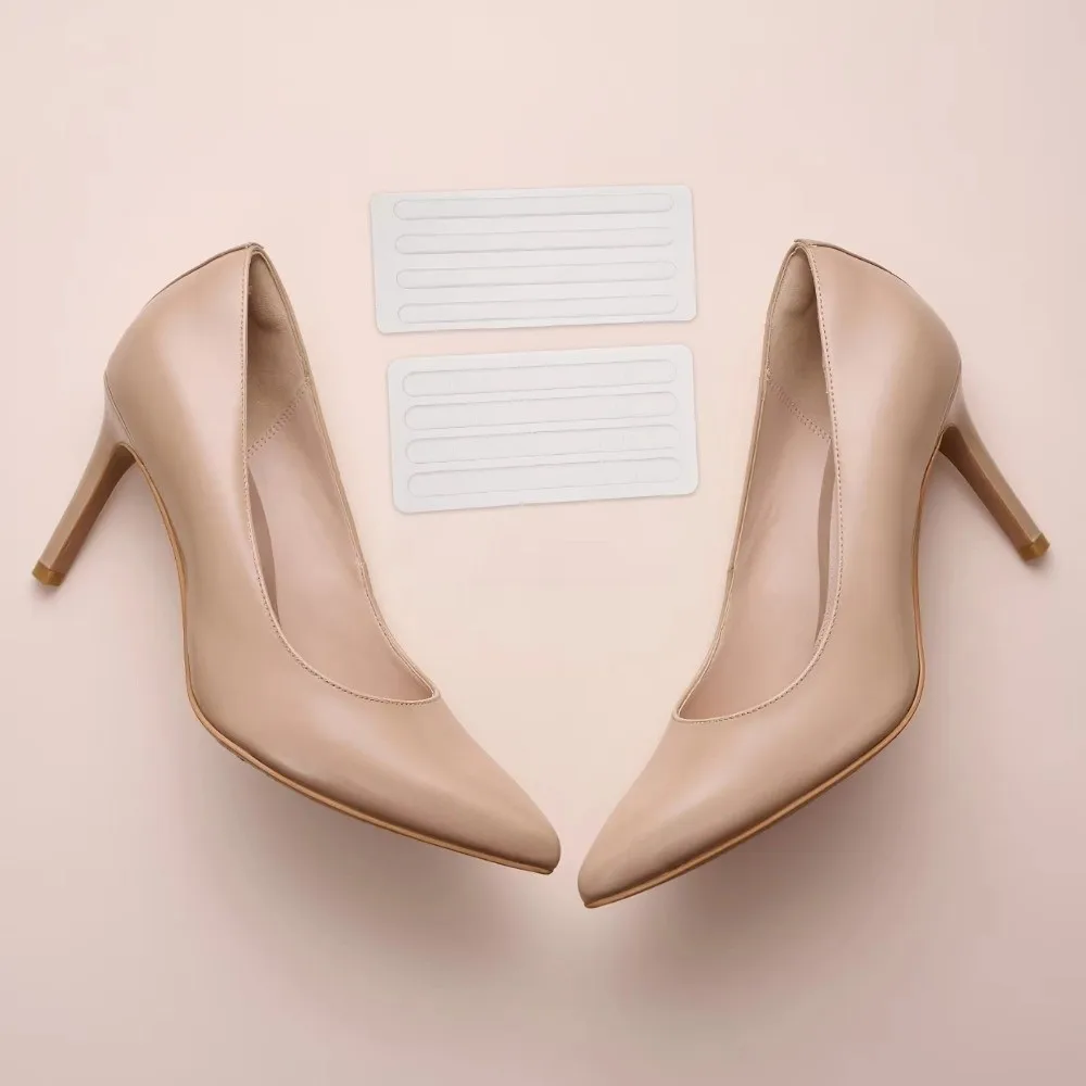 4 Stuks Nieuwe Siliconen Hakken Kussen Band Comfortabele Zachte Onzichtbare Inlegzolen Anti Chafing Schoen Grip Strips Hoge Hakken