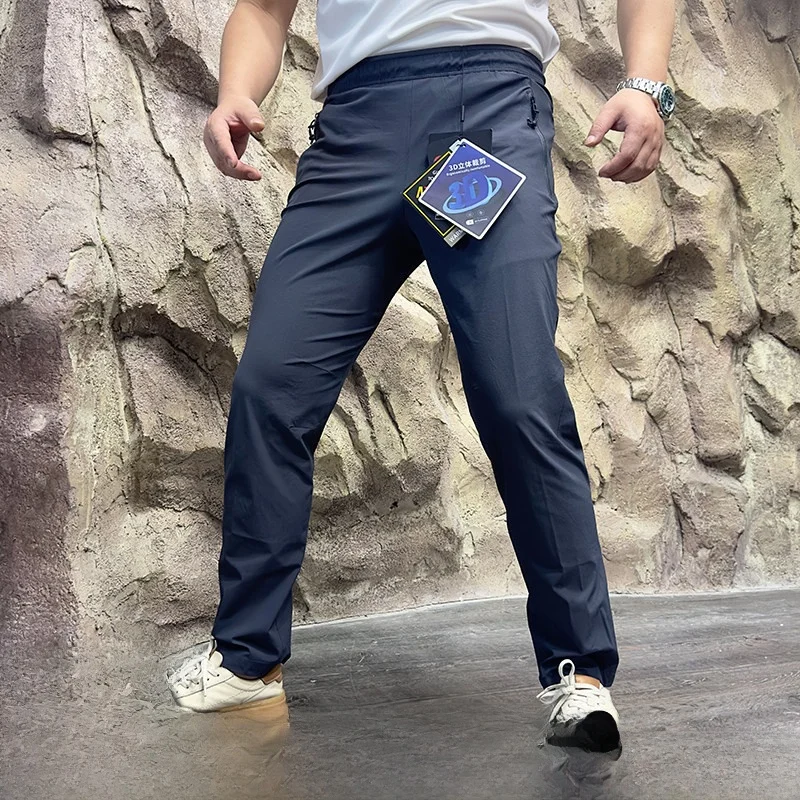 

Основное предложение Dingli! Мужские повседневные брюки для улицы, дышащие, эластичные, с 3D пошивкой, только 72 шт., молодежные летние регулируемые брюки...