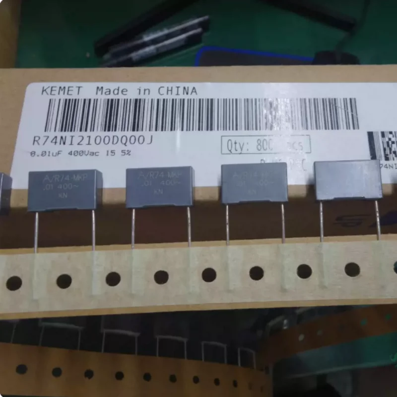 10pcs-100pcs AV R74NI2100DQ00J 0.01uf/400VAC 10nf 103 brand new film capacitor 15mm