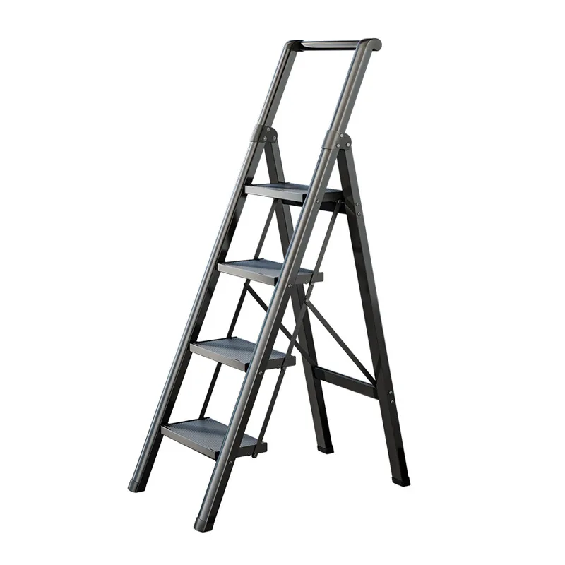 

Aluminum alloy, ladder, household, folding, telescopic, herringbone, indoor, thickened