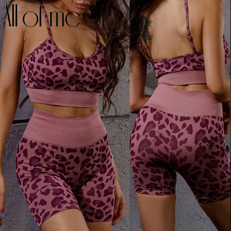 Soutien-gorge de sport pour femmes, collants, shorts de yoga, haut imbibé, Ptalk e Push Up, leggings de fitness, ensemble de vêtements d'entraînement, survêtement féminin