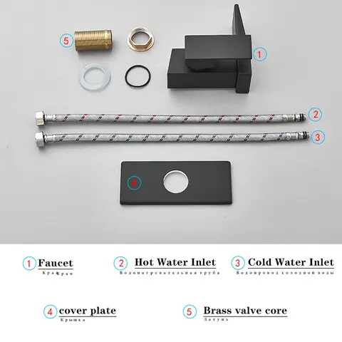 Smart digital display Tvättställsblandare Varmt kallt vattentemperatur LED-tvättställsvattenfallsblandare Badrumsblandare 11 best sales smart kran - №5