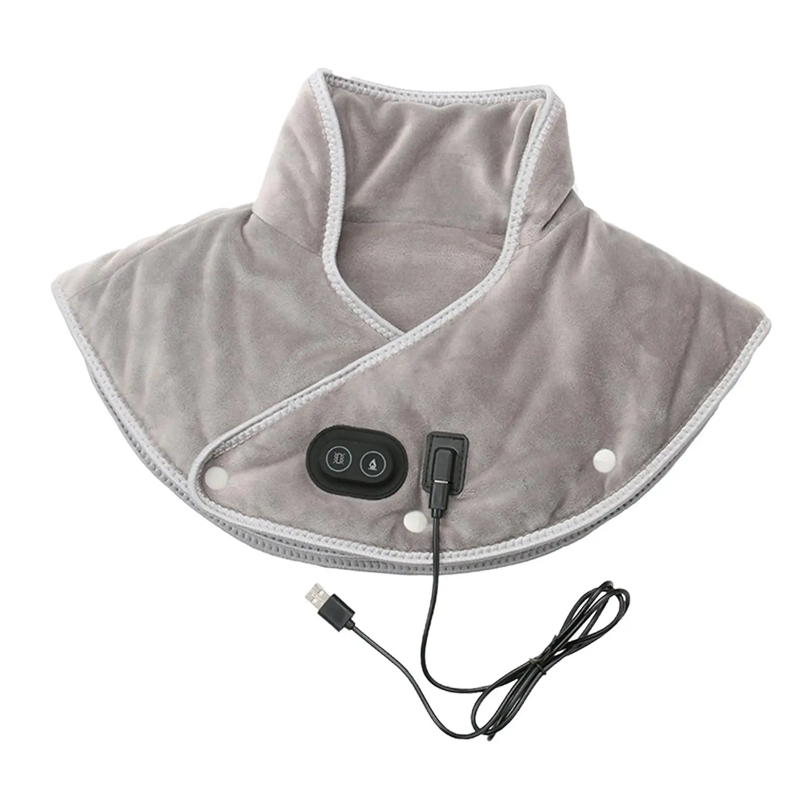 Electric Heating Shoulder Neck Pad for Men Women USB Massaging Brace Wrapped